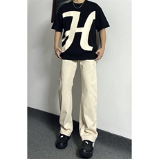 秋季美式ins高街hiphop弯刀工装牛仔裤货号K2442P55，男装牛仔裤，电商A063