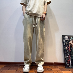 k1078-p45-控68  现货宽松拉链cleanfit牛仔裤马丁靴黑暗图片
