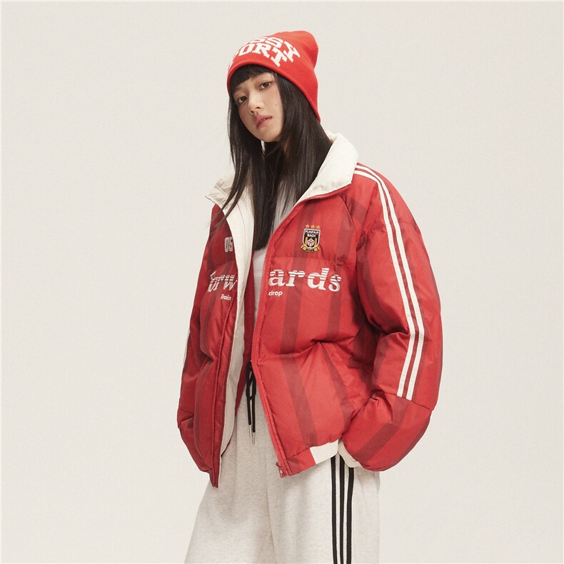 运动休闲双杠棉服--5677模特图228,男装棉衣,电商S012（CATTEE）