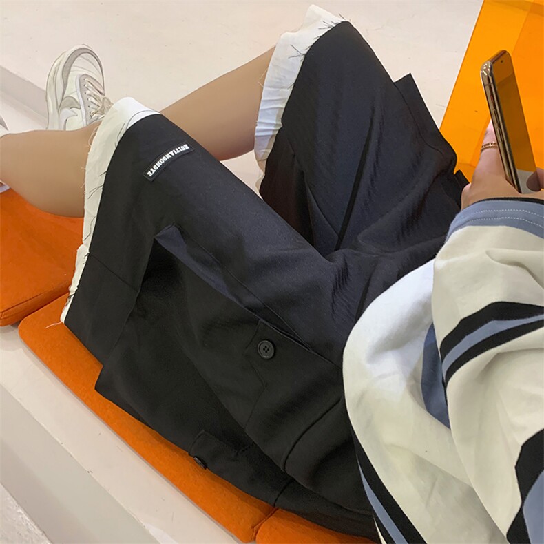假两件运动短裤男韩版潮流宽松ins高街沙滩休闲五分裤 K410-P30图片