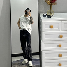 小个子牛仔百搭潮流气质夏季简约青春流行潮长裤新款JX1311-P50，男装休闲裤，星座1109-3