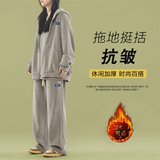 休闲运动套装新款连帽卫衣束脚裤套装SJT866-特批176加绒特批206，男装卫衣，星座718