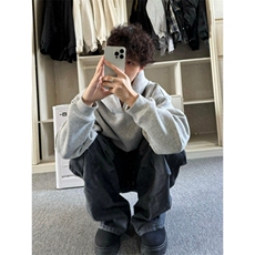【】美式复古卫衣男女秋潮牌痞帅炸街外套SB12P40，女装短外套，星座1112-1