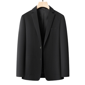 D33819男式春秋新款长袖简约西服休闲商务便服西装单西图片