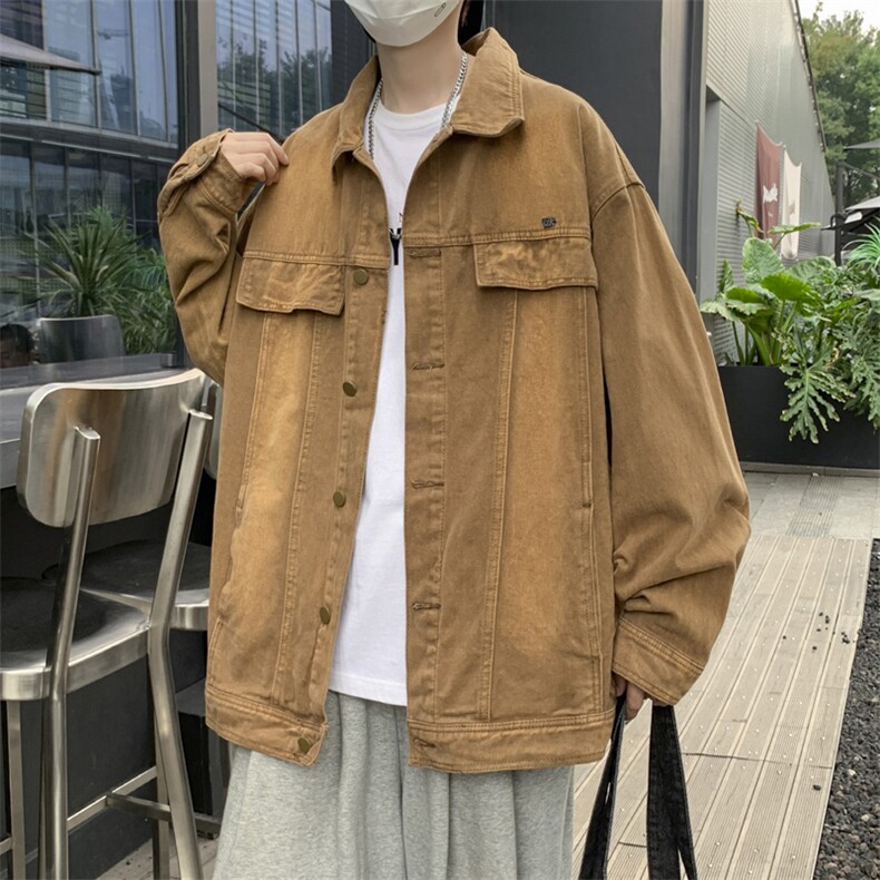 美式复古高街牛仔外套男秋季ins潮牌渐变扎染夹克JK02088-P60,男装夹克,星座308B-1