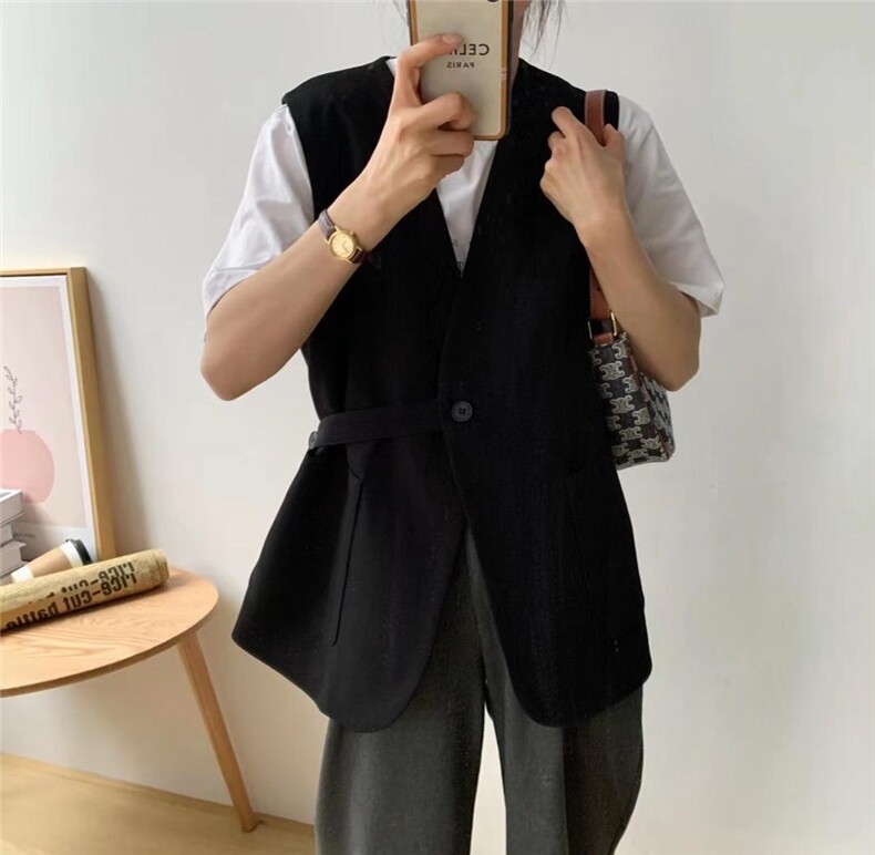 【素妮】2022新款西装马甲，，女装西装，素妮