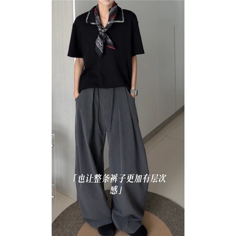 宽松纯色西裤男长裤A51-P45,男装西裤,电商D312
