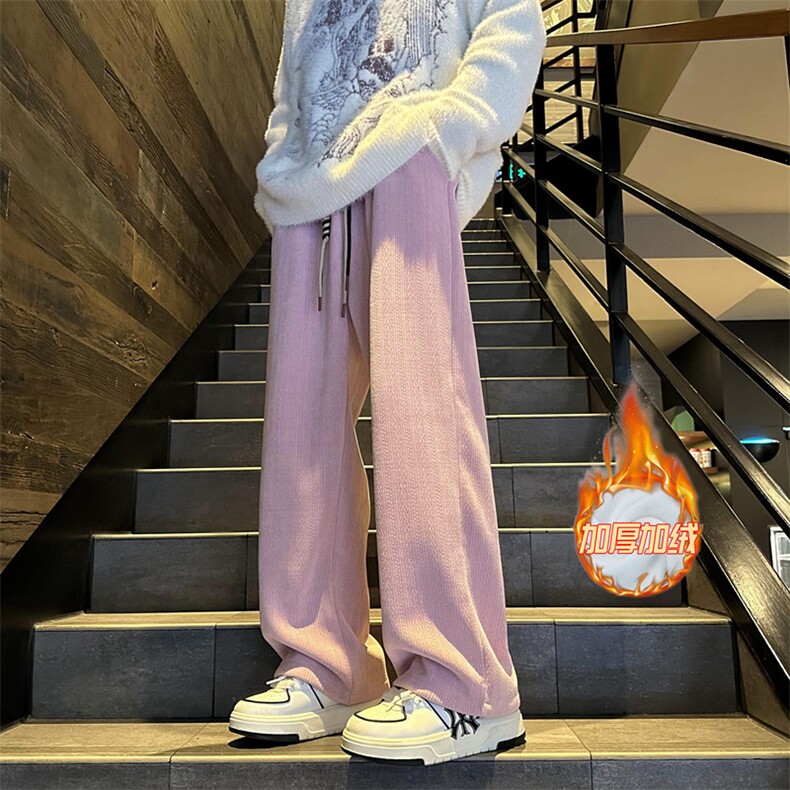 XZ616冬季新款雪尼尔加绒加厚新提花面料休闲裤TY977P65控78,男装休闲裤,星座512A（原616）
