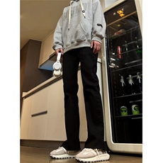 主推货足渐变修身大码直筒微喇毛边牛仔裤K860-K861-K866-P50，男装牛仔裤，星座205