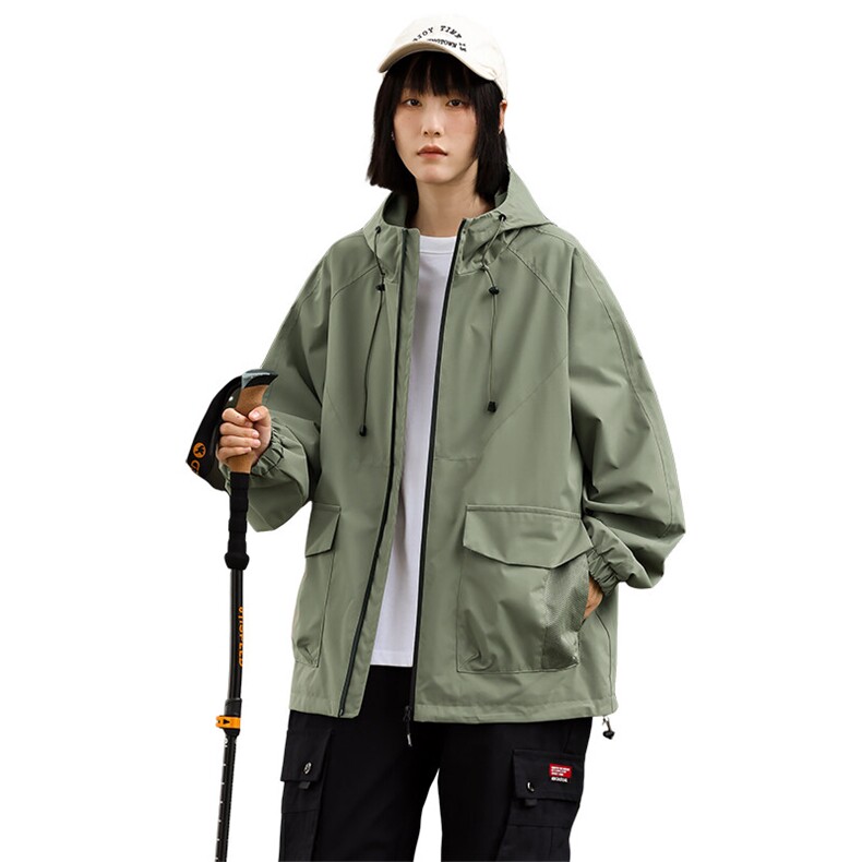 2025春季户外连帽冲锋衣三防情侣登山服夹克男山系外套JK2381-P40,男装夹克,星座1402-1