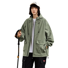 2025春季户外连帽冲锋衣三防情侣登山服夹克男山系外套JK2381-P40，男装夹克，星座1402-1