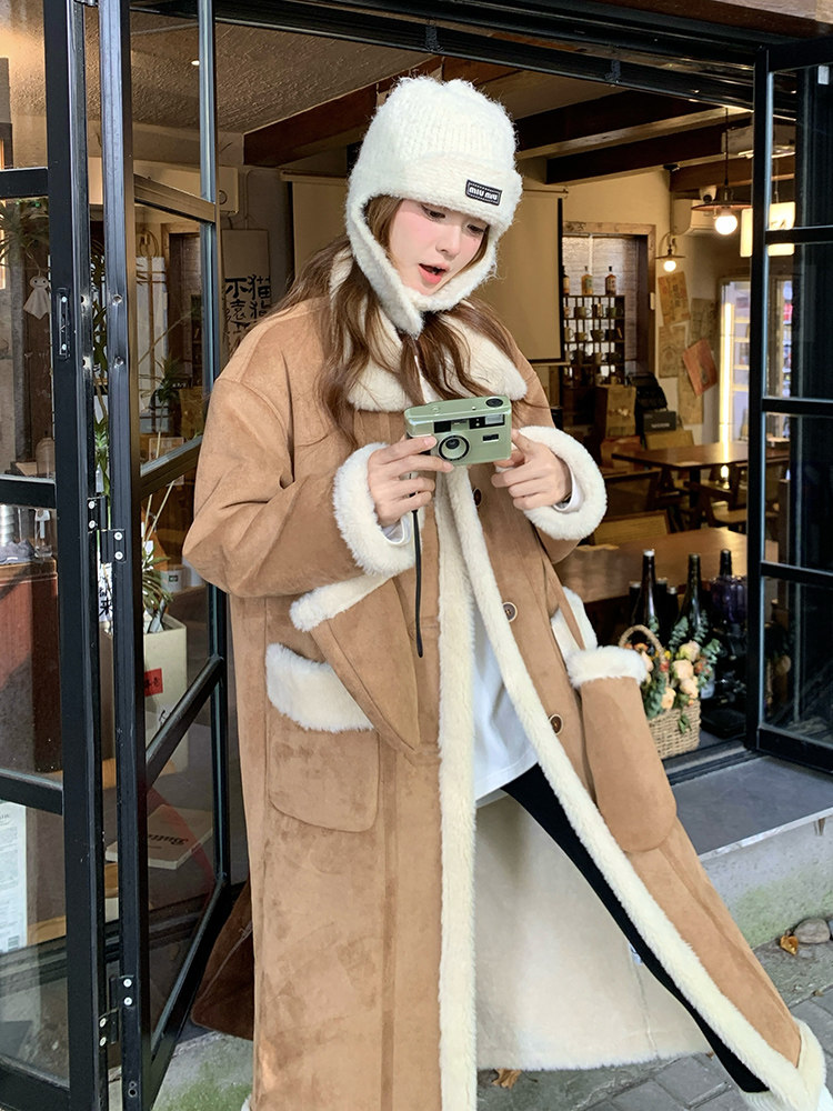 【新款现货】皮毛一体带手套款082-6656P225K328,女装皮草,浙宝192（原082）
