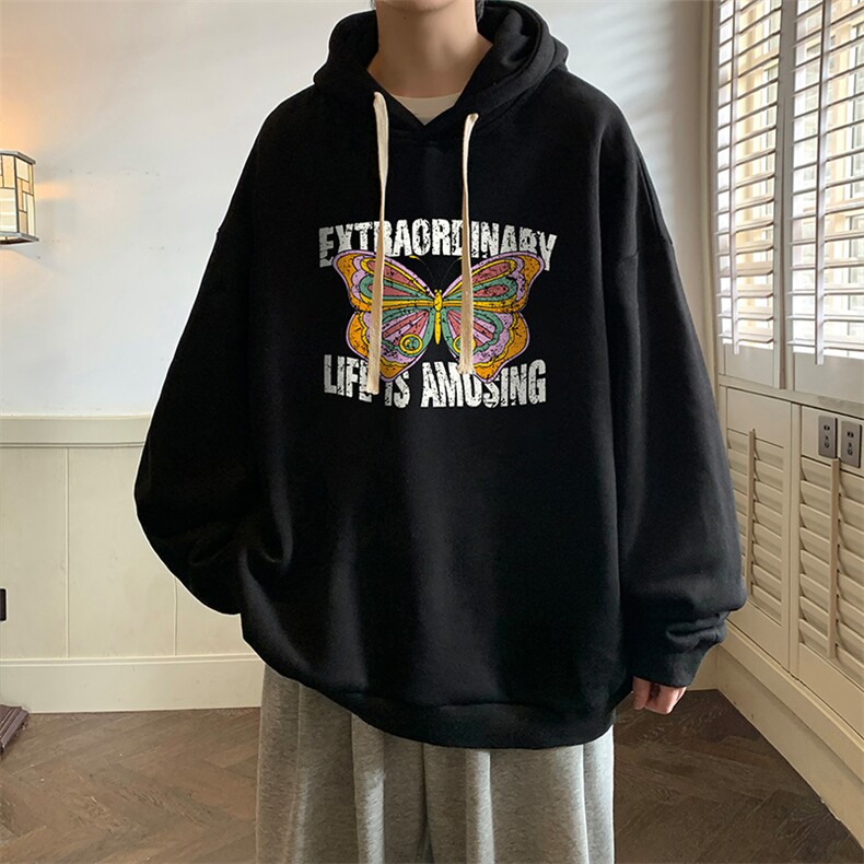 连帽卫衣男大码运动服帽衫外套WY2366-P35,男装卫衣,电商A040