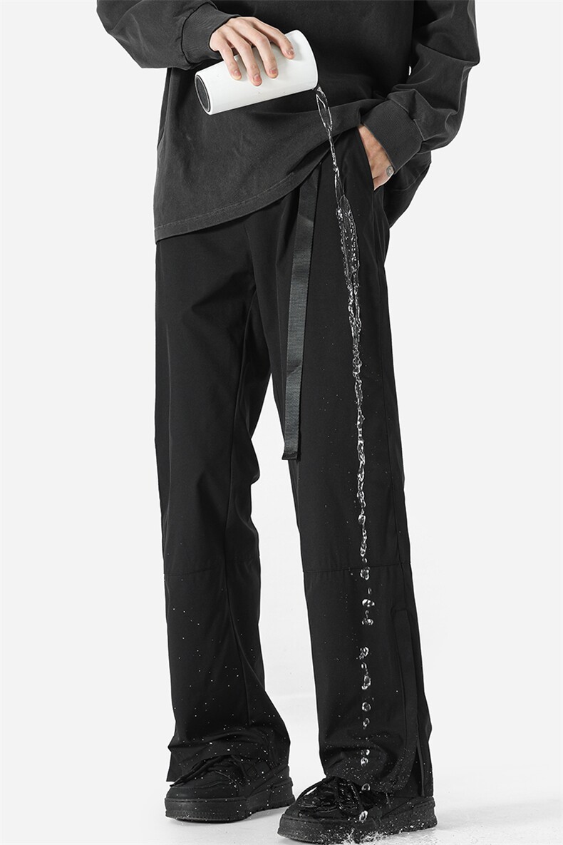 2024春季拉链开叉机能登山冲锋裤男大码山系户外工装裤K1002-P45,男装休闲裤,电商A082