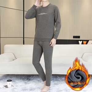 保暖内衣男士秋衣秋裤加绒加厚特厚中老年保暖套装TZ2491-P70图片