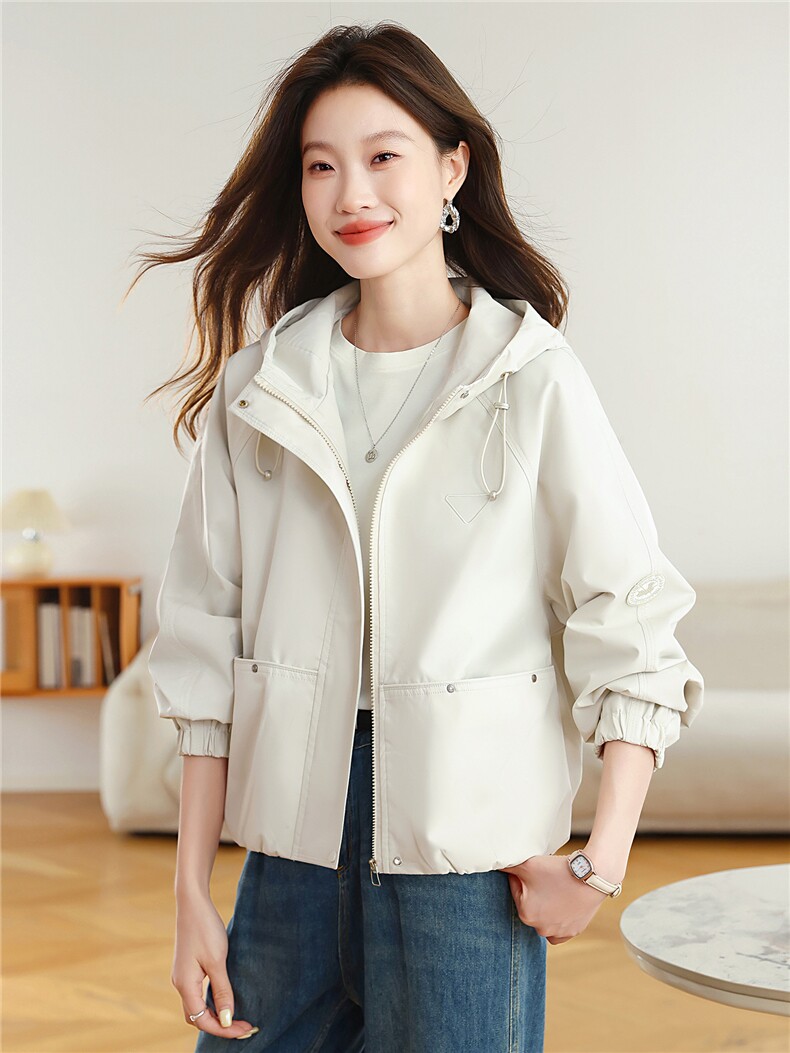 现货大货已出！！！2025秋季新款休闲外套女时尚百搭夹克,女装短外套,以桐