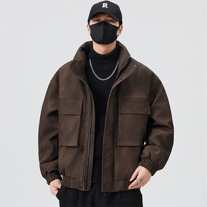 口罩风新标90白鸭绒 2025时尚保暖皮羽绒服男YR6065-P260图片