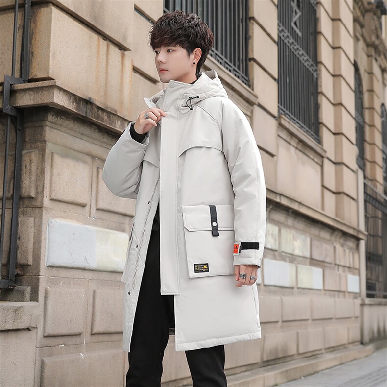 （）可二开连帽重工艺纯色工装户外情侣白鸭绒羽绒服男,男装羽绒服,星座301D-5(原星座1415）
