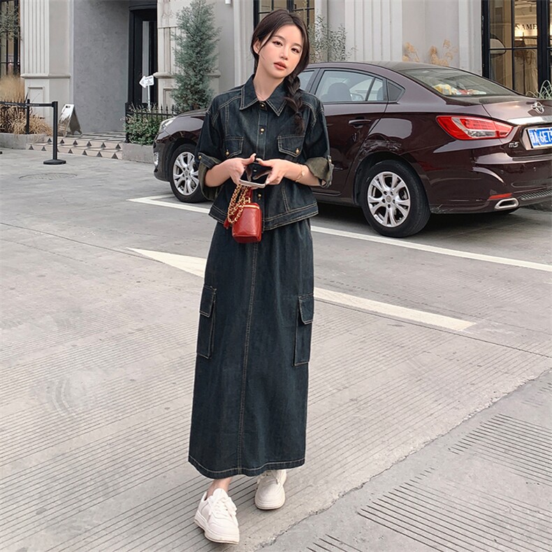 2024年夏季新款牛仔套装-款号-9927-P155-K228，女装套装/套裙，浙宝305