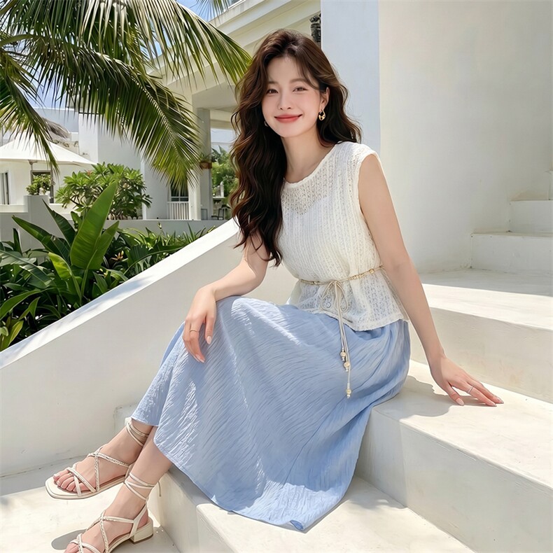 套装女夏季清爽两件套,女装套装/套裙,芙芮