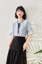 1086#三色上衣，M-XXL，性价比高，其它，束索