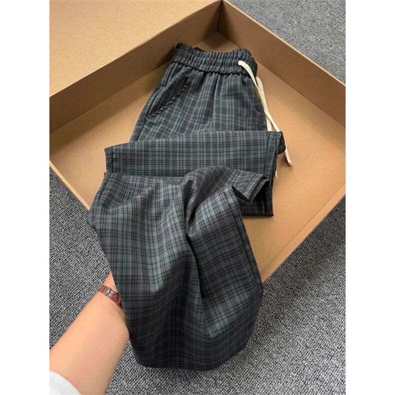 AK1852-P45新款宽松休闲韩版潮流百搭坠感阔腿裤,女装休闲裤,星座617A-2