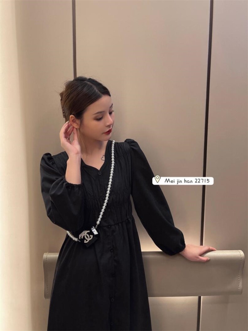 秋季连衣裙，女装连衣裙，美巾涵