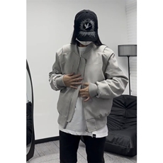 切片GOSNACE秋季短款夹克潮棒球服外套DY195-P80，男装夹克，星座1213