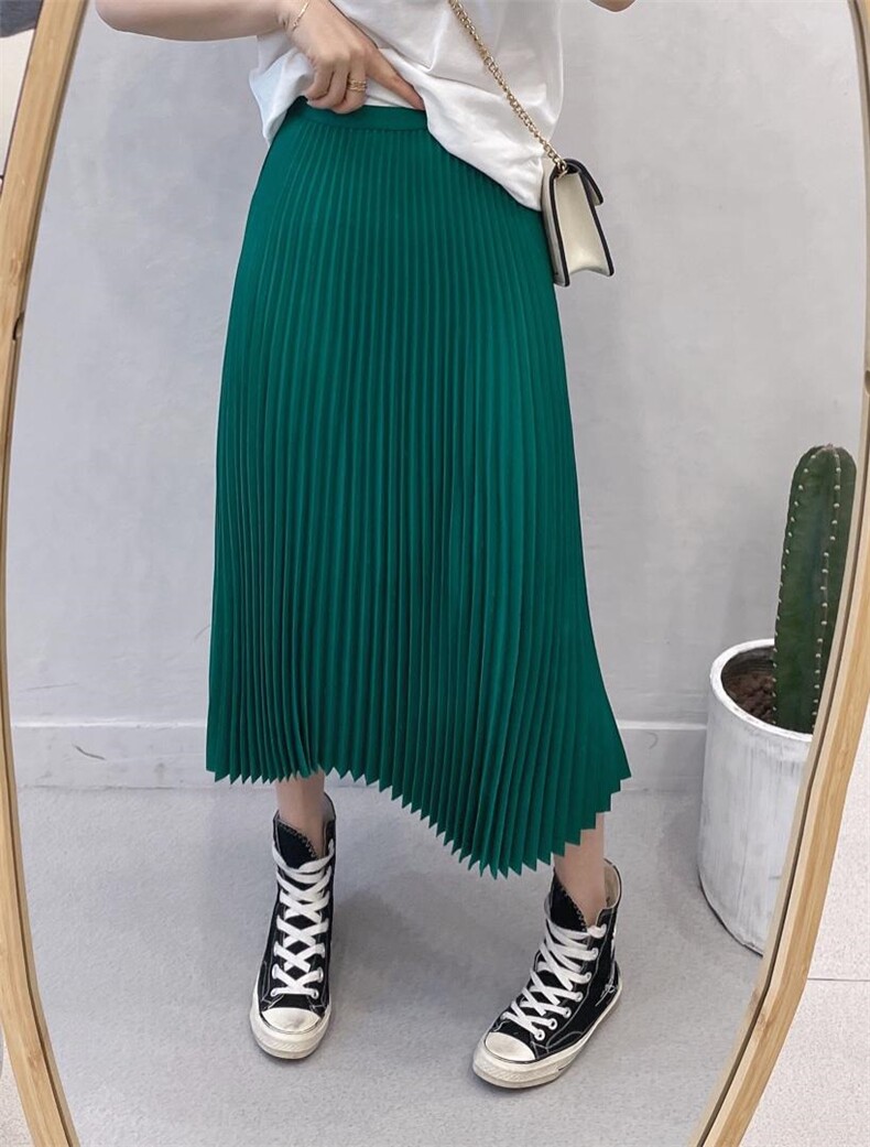 现货，百褶半裙，7色，女装半身裙，曼希野