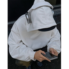 C5379-TP45控价68春季新款高街宽松休闲连帽卫衣个性星空卫衣男，男装卫衣，电商A102-1