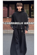 26春款个性款小众慵懒街头风卫衣百搭都市随性上衣HY807P55控88，男装卫衣，电商A102B