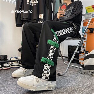 2023秋季新款男士针织毛巾绣休闲裤 313A-1-KK292-P55 控价68图片