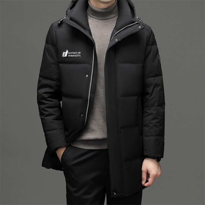 羽绒服男士新款秋冬季宽松休闲中青年保暖连帽外套FF2338-P255,男装羽绒服,星座1105-3