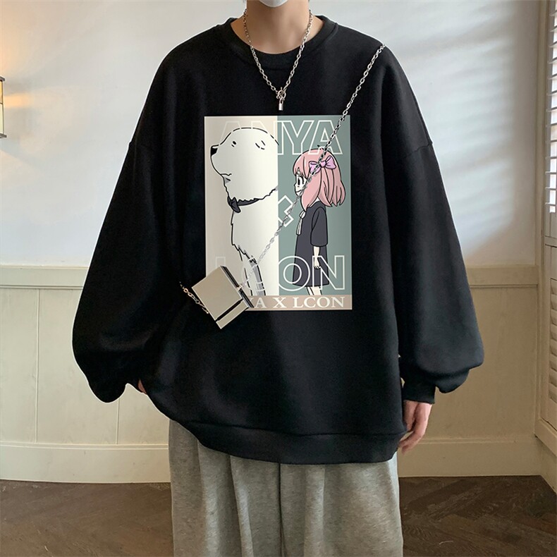 春季圆领卫衣男大码韩版宽松长袖外套S6365-P28,男装卫衣,电商A040