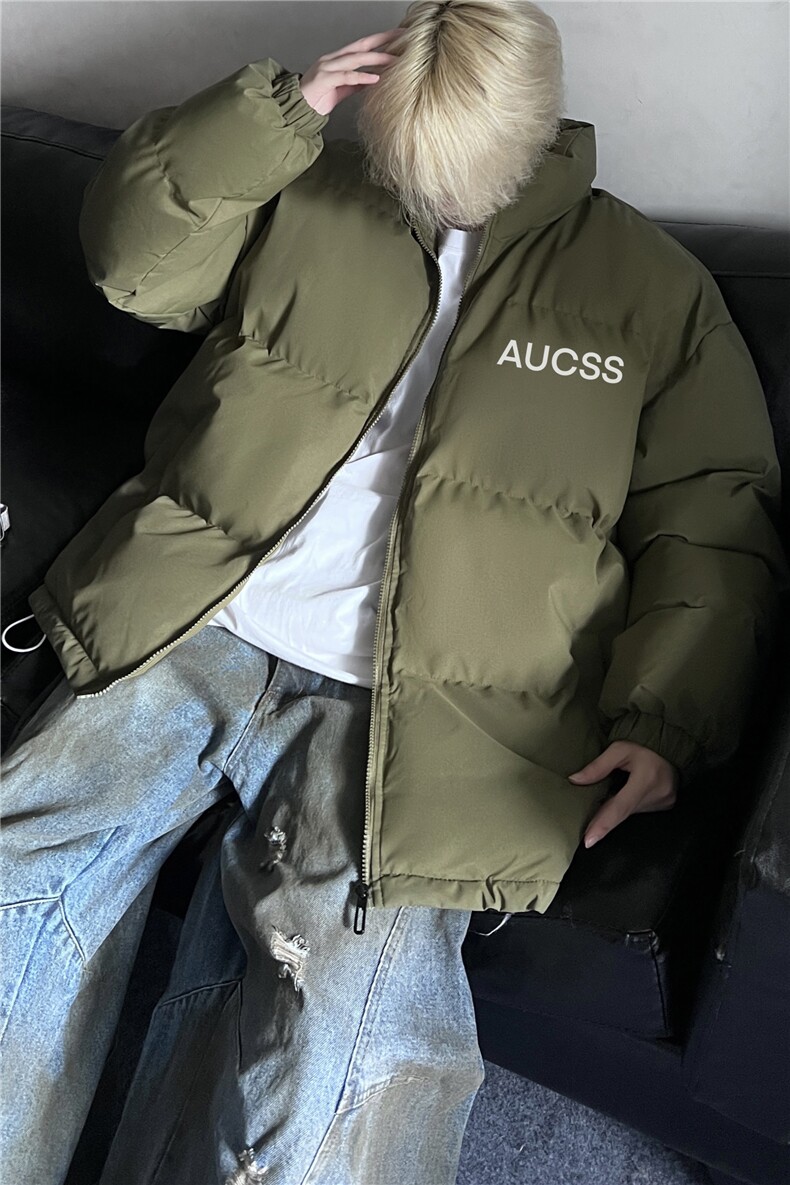 2026冬季新款加厚保暖棉服字母印花潮流棉衣JK23549特批65控108,男装棉衣,星座605(原A050)