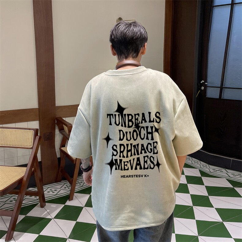麂皮绒！重磅麂皮绒短袖t恤男JT506-特p19,男装T恤,电商B371
