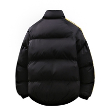 冬季港风三条杠立领棉服防风保暖加厚棉衣外套MY1128P80，男装棉衣，电商A128