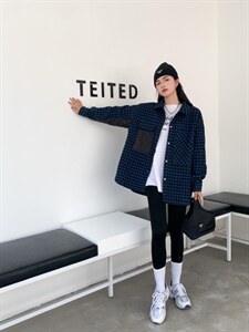 9958款拼接羊毛面料可以外穿还可以配马甲，女装马甲，衣宫主