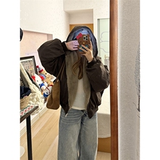 两面穿现货重磅短款座山雕棉衣男女双面穿毛毛绒棉服加厚外套，男装棉衣，电商A486