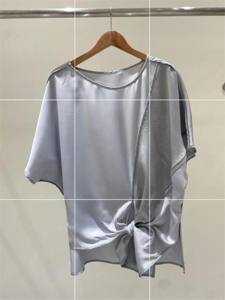 2022夏季醋酸面料上衣，其它，欧优