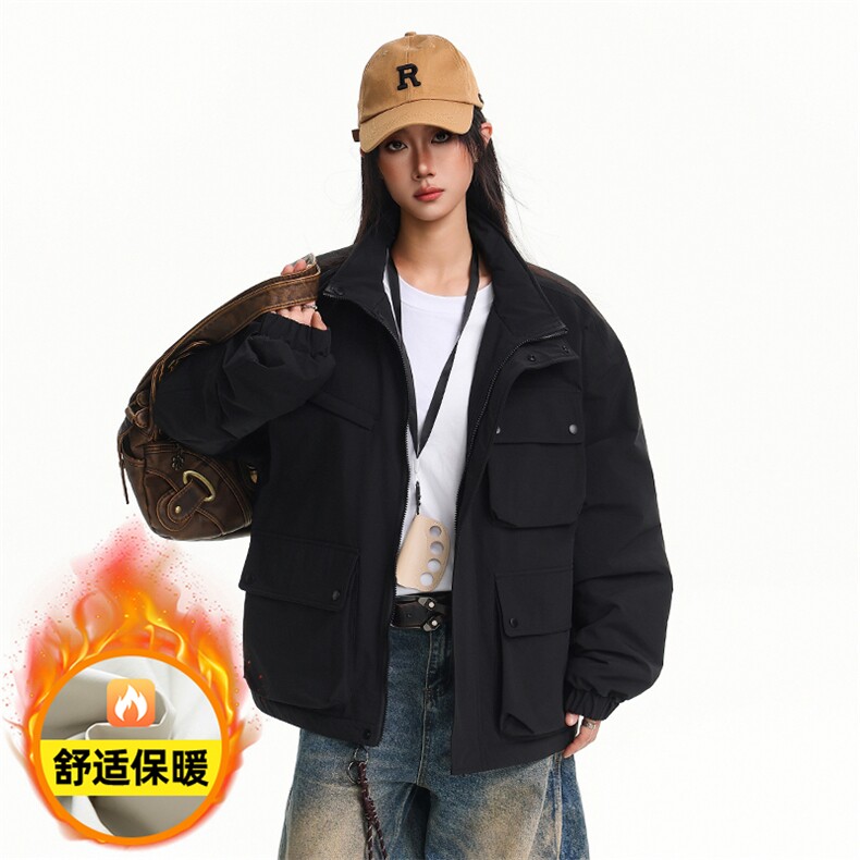 美式新款秋冬多口袋户外机能休闲棉衣外套A436-W990-P95138,男装棉衣,电商A436