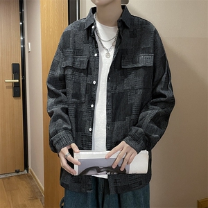 潮流夹克潮男春季牛仔衣CK6P55图片