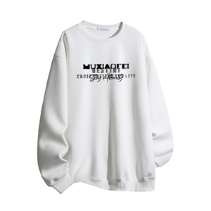 得物供货、复合重磅420克现货圆领卫衣宽松HD019-1-HMY293-P35图片