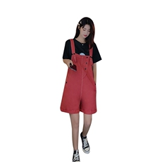 背带裤女2021夏新款韩版宽松显瘦薄款阔腿裤套装小个子，女装套装/套裙，雅佳俏