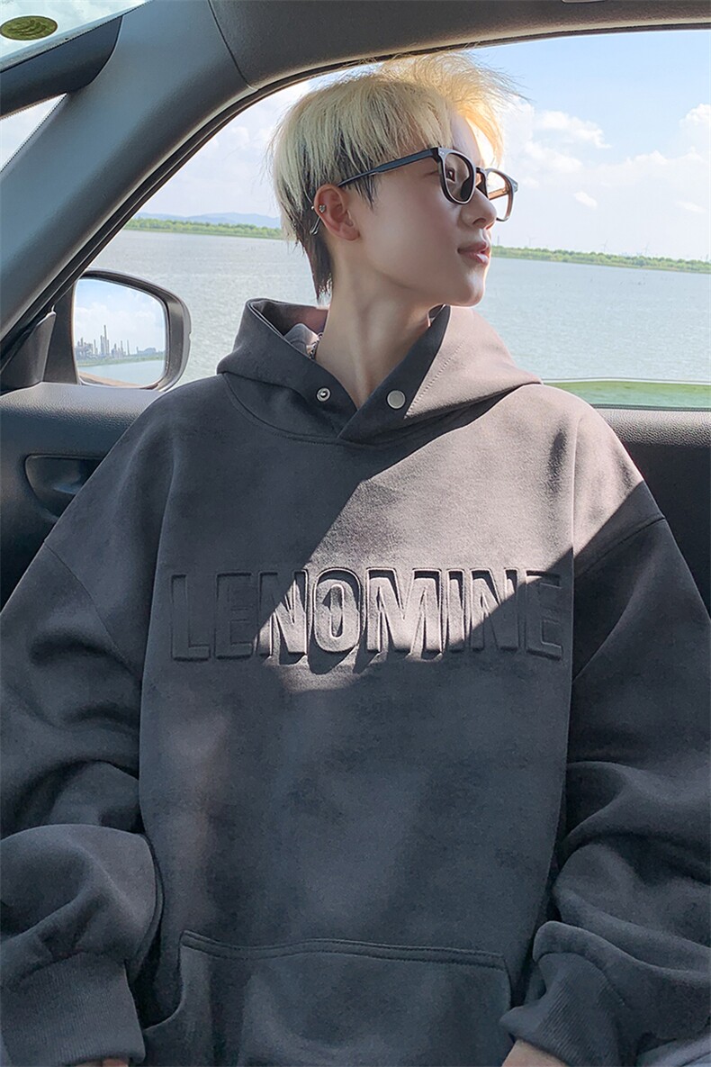 供抖音高品质400克重磅连帽百搭卫衣X416B-1-WY938-P55限78,男装卫衣,星座416B-1