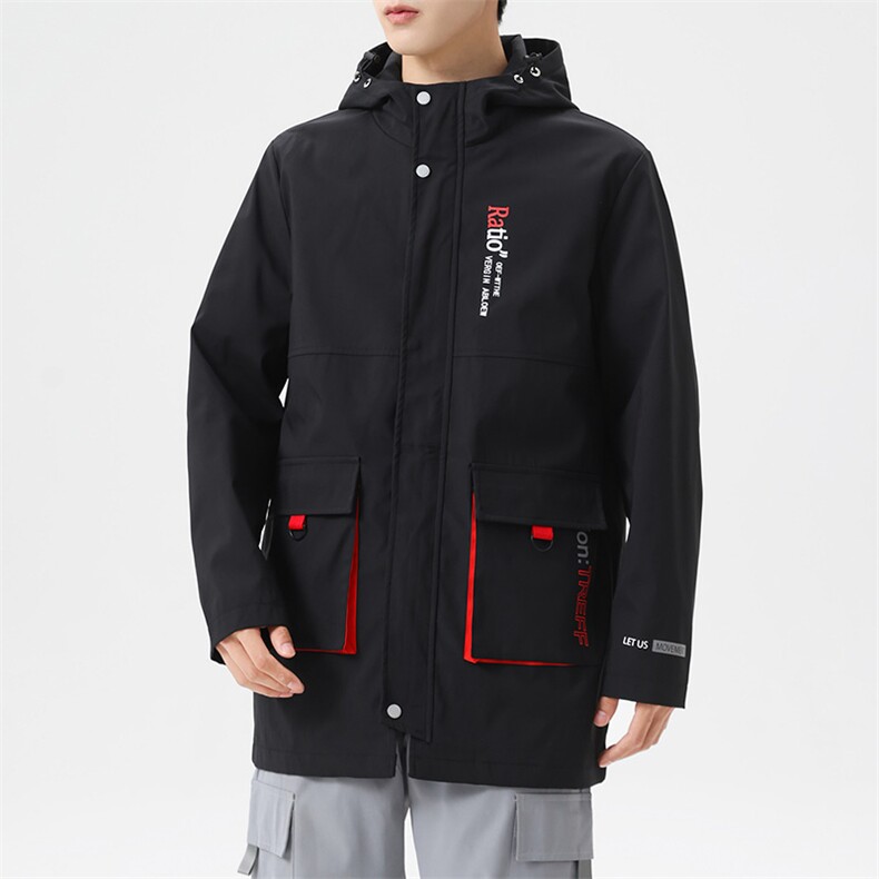 超大码胖子户外休闲宽松连帽男士风衣男128，男装风衣，星座209