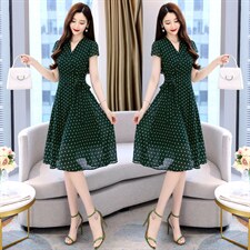 2022夏季新款时尚气质连衣裙，女装连衣裙，金典明美