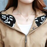 时尚女装风衣外套修身显瘦气质百搭，女装风衣，丽影随形