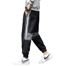 沙发4秋冬新款男士拼色大码休闲裤QT91098%棉2%纤维，男装休闲裤，星座617B