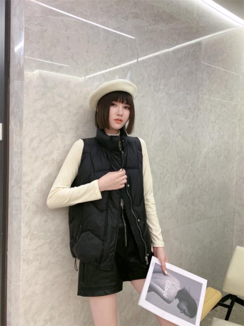 羽绒马甲，女装马甲，美惠百合